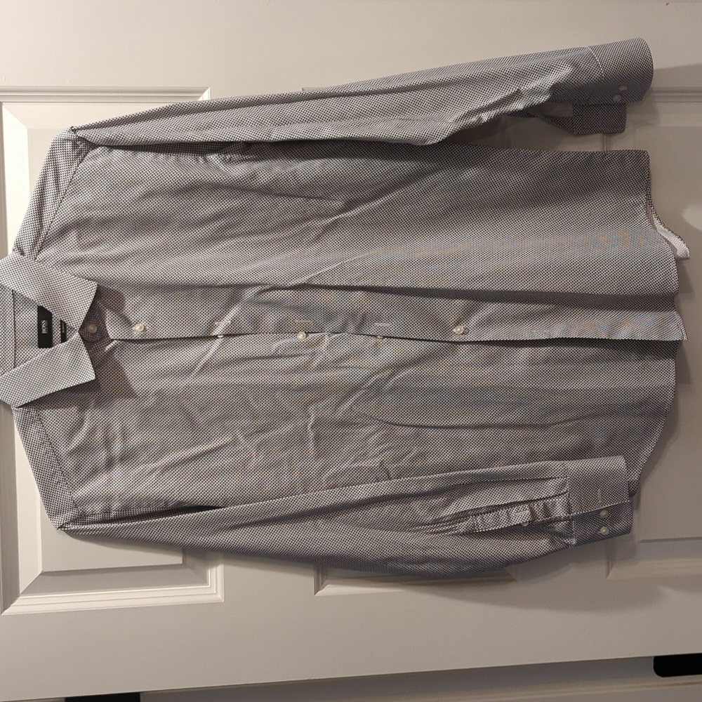 Hugo Boss White and black dress shirt